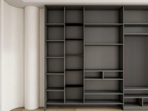 Entryway hallway entrance hall corridor furniture 19 3D Model