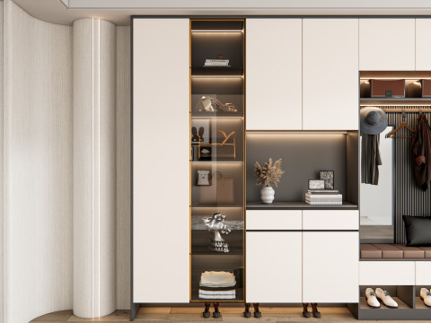 Entryway hallway entrance hall corridor furniture 19 Modelo 3D
