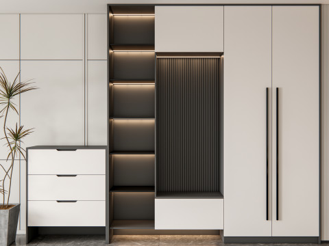Entryway hallway entrance hall corridor furniture 20 3D Модель