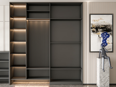 Entryway hallway entrance hall corridor furniture 20 3D Модель