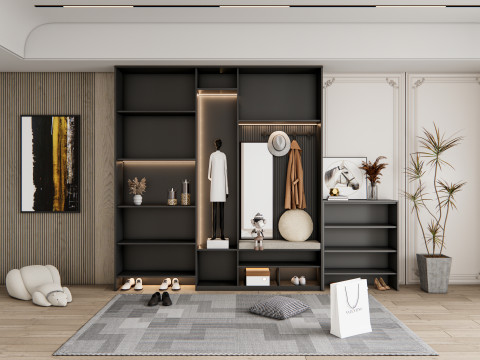 Entryway hallway entrance hall corridor furniture 22 3Dモデル