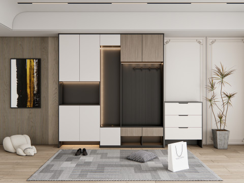 Entryway hallway entrance hall corridor furniture 22 3Dモデル