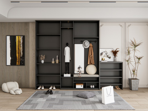 Entryway hallway entrance hall corridor furniture 22 3Dモデル