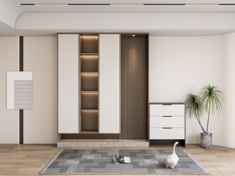 Entryway hallway entrance hall corridor furniture 23 Modelo 3D