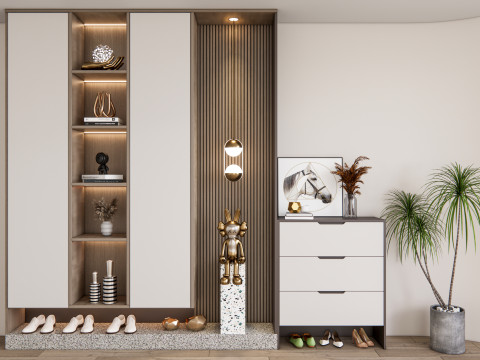 Entryway hallway entrance hall corridor furniture 23 Modelo 3D