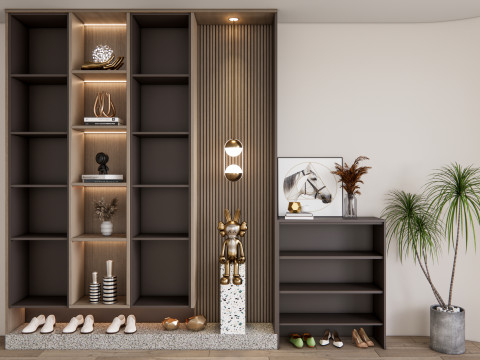 Entryway hallway entrance hall corridor furniture 23 Modelo 3D