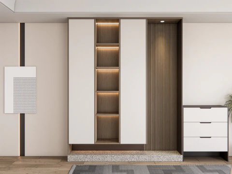 Corredor de entrada hall de entrada m&oacute;veis de corredor 23 Modelo 3D