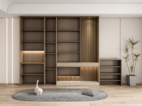 Entryway hallway entrance hall corridor furniture 24 3D Model