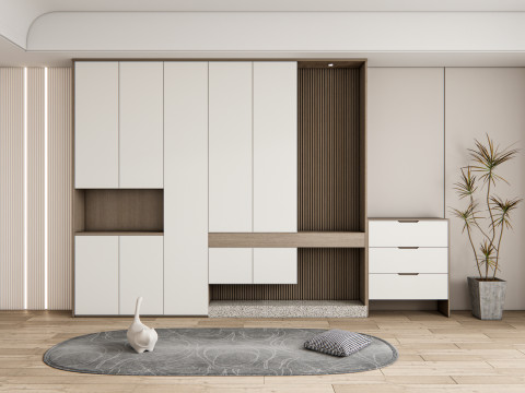 Entryway hallway entrance hall corridor furniture 24 Model 3D