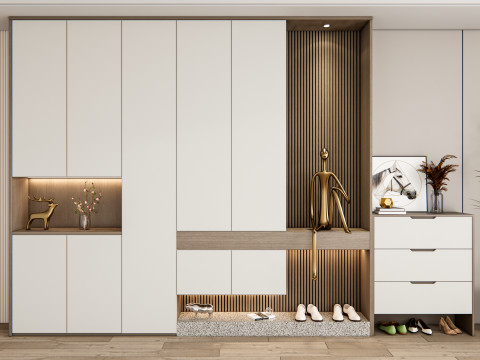 Entryway hallway entrance hall corridor furniture 24 Model 3D