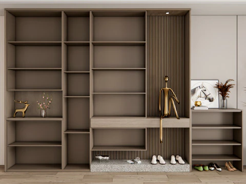 Entryway hallway entrance hall corridor furniture 24 3D Model