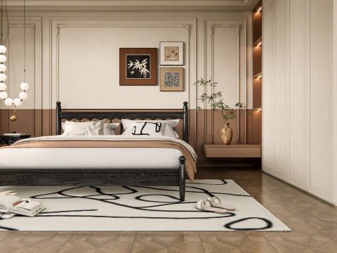 Schlafzimmer 9 3D Modell