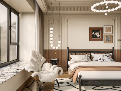 Schlafzimmer 9 3D Modell