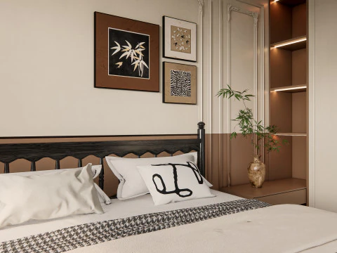 Schlafzimmer 9 3D Modell