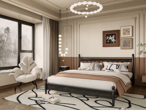 Schlafzimmer 9 3D Modell