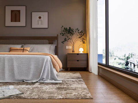 शयनकक्ष 10 3D मॉडल