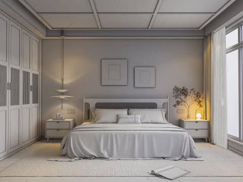 शयनकक्ष 10 3D मॉडल
