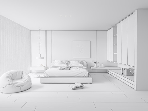 Bedroom 13 Modèle 3D