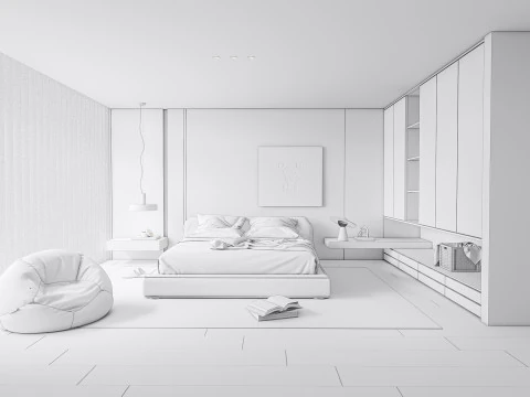 Bedroom 13 3D Model