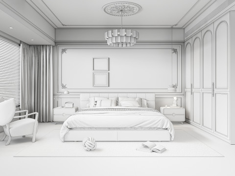 Bedroom 17 3D Model