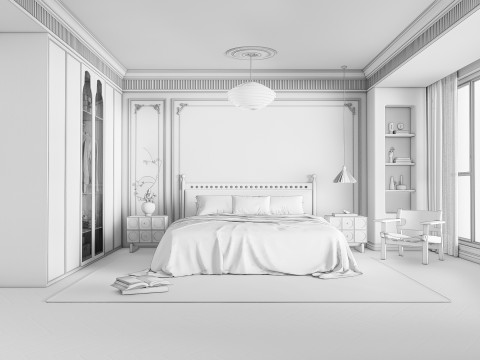 Bedroom 19 3Dモデル