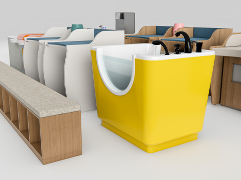 Baby Care Bed 1 3D Model