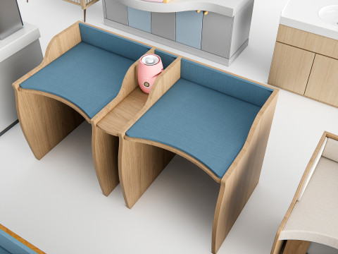 Baby Care Bed 1 3D Model