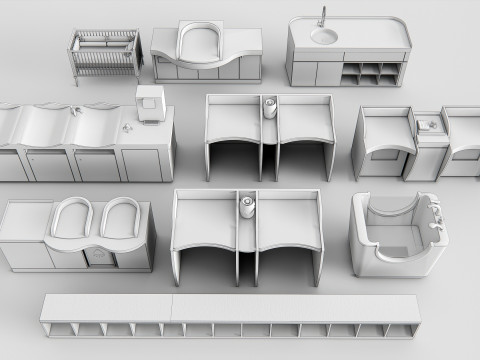 Baby Care Bed 1 3D Model