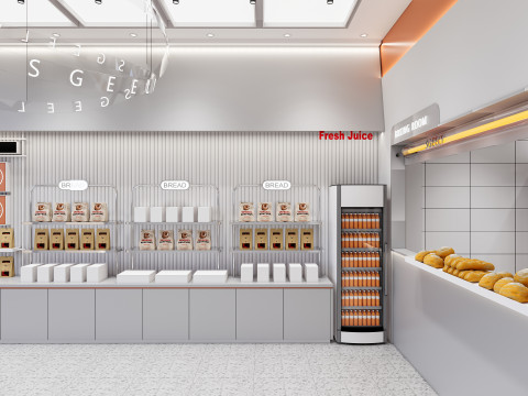 Bakery interior 1 3D 모델