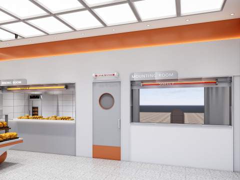 Bakery interior 1 3D 모델