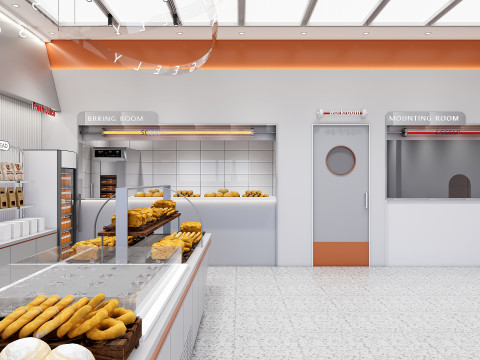 Bakery interior 1 3D 모델