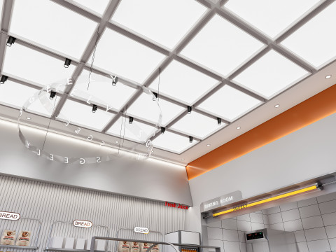 Bakery interior 1 3D 모델