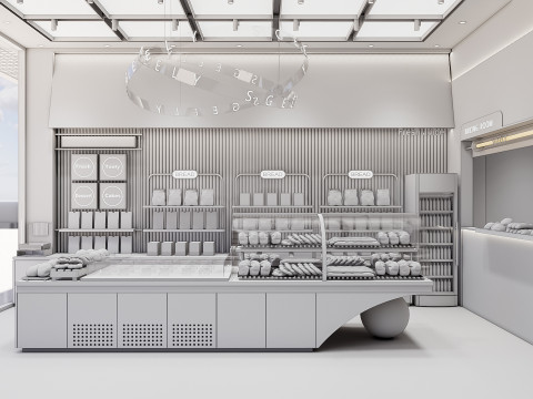 Bakery interior 1 3D 모델