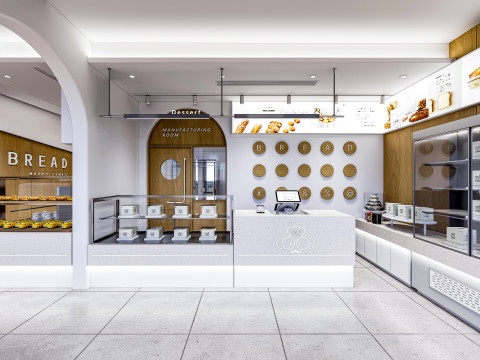 Bakery interior 2 3D Model