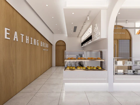 Interno della panetteria 2 Modello 3D