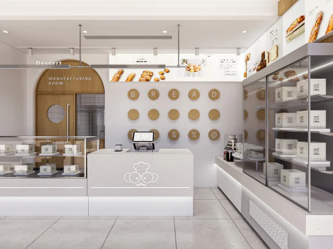 Interno della panetteria 2 Modello 3D