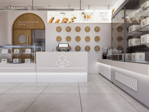 Bakery interior 2 3D Модель