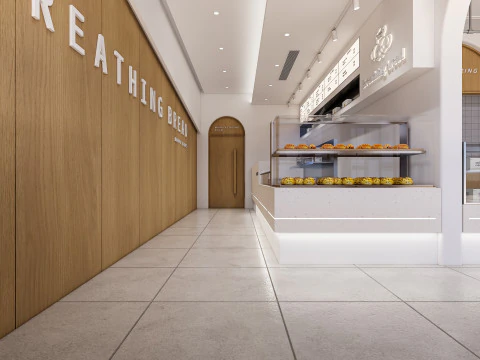 Interno della panetteria 2 Modello 3D