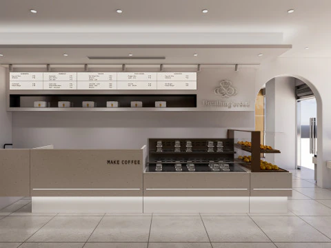 Interno della panetteria 2 Modello 3D