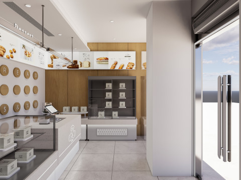 Bakery interior 2 3D Модель