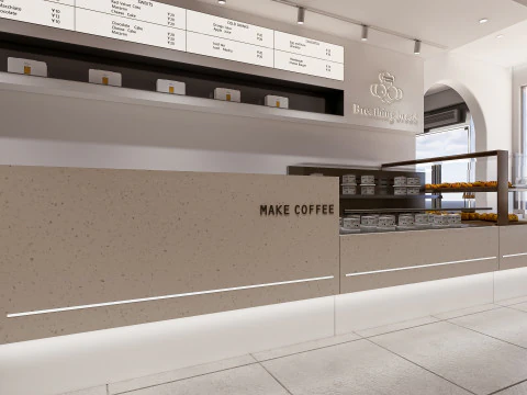 Interno della panetteria 2 Modello 3D