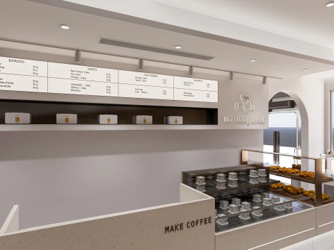 Interno della panetteria 2 Modello 3D