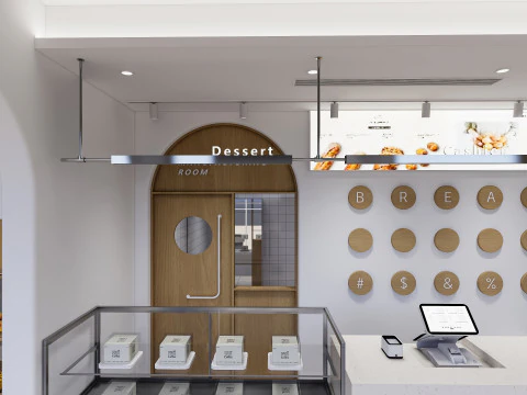 Interno della panetteria 2 Modello 3D