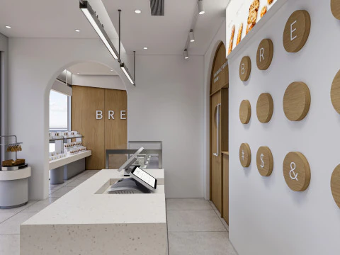 Interno della panetteria 2 Modello 3D