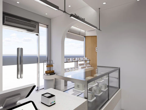 Interno della panetteria 2 Modello 3D