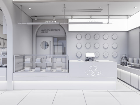 Bakery interior 2 3D Модель