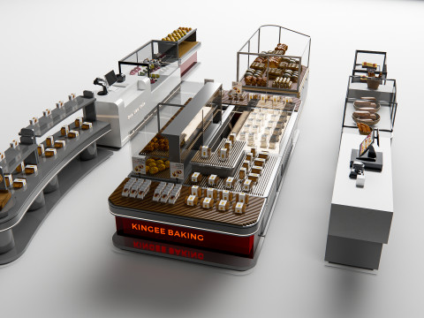 Bakery interior 3 3D 모델