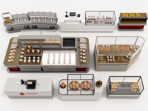 Bakery interior 3 3D 모델
