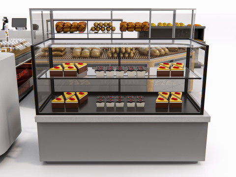 Bakery interior 3 3D 모델