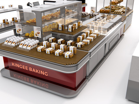 Bakery interior 3 3D 모델